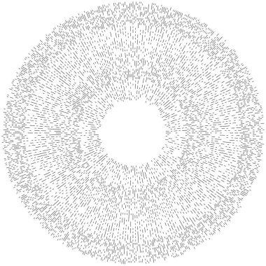 Radikal, yayılan çizgiler. Radyasyon, patlama, parıltı, parıltı ve parıltı efekti. Soyut patlama, aurora, aura etkisi stok vektör çizimi, klip- sanat grafikleri.