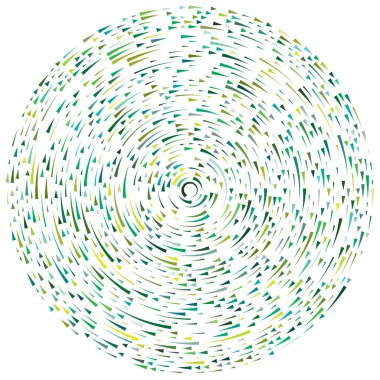 Renkli dairesel, eşmerkezli çemberler. Radyal, yayılan halkalar. Soyut geometrik çember şekli, tasarım elemanı. Girdaplar, girdaplar, girdaplar, girdaplar, girdaplar, girdaplar ve girdaplar.