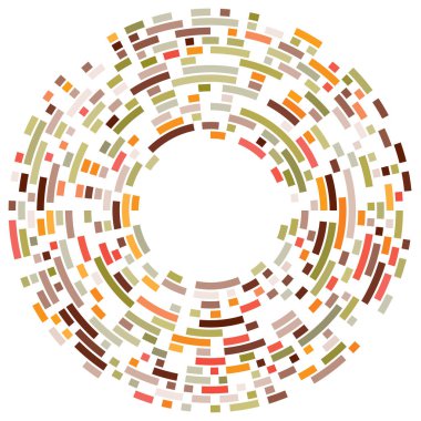 Renkli dairesel, eşmerkezli çemberler. Radyal, yayılan halkalar. Soyut geometrik çember şekli, tasarım elemanı. Girdaplar, girdaplar, girdaplar, girdaplar, girdaplar, girdaplar ve girdaplar.