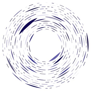 Renkli dairesel, eşmerkezli çemberler. Radyal, yayılan halkalar. Soyut geometrik çember şekli, tasarım elemanı. Girdaplar, girdaplar, girdaplar, girdaplar, girdaplar, girdaplar ve girdaplar.