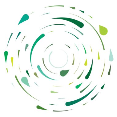 Renkli dairesel, eşmerkezli çemberler. Radyal, yayılan halkalar. Soyut geometrik çember şekli, tasarım elemanı. Girdaplar, girdaplar, girdaplar, girdaplar, girdaplar, girdaplar ve girdaplar.