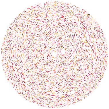 Renkli dairesel, eşmerkezli çemberler. Radyal, yayılan halkalar. Soyut geometrik çember şekli, tasarım elemanı. Girdaplar, girdaplar, girdaplar, girdaplar, girdaplar, girdaplar ve girdaplar.