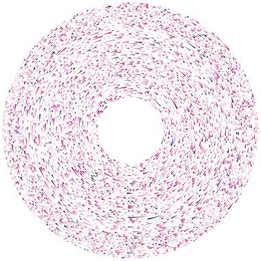 Renkli dairesel, eşmerkezli çemberler. Radyal, yayılan halkalar. Soyut geometrik çember şekli, tasarım elemanı. Girdaplar, girdaplar, girdaplar, girdaplar, girdaplar, girdaplar ve girdaplar.