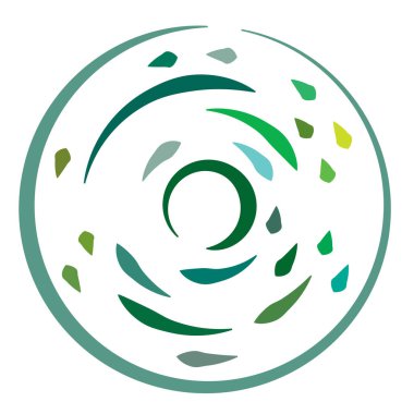 Renkli dairesel, eşmerkezli çemberler. Radyal, yayılan halkalar. Soyut geometrik çember şekli, tasarım elemanı. Girdaplar, girdaplar, girdaplar, girdaplar, girdaplar, girdaplar ve girdaplar.