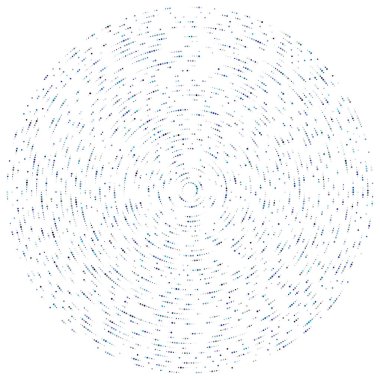 Renkli, renkli rastgele daireler, noktalar, benekler ve çiller konsantre, dairesel ve dairesel elementler. Noktacılık, noktacılık rastgele polikrom yarım ton daireler stok vektör çizimi, klip- sanat grafikleri