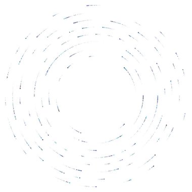 Renkli, renkli rastgele daireler, noktalar, benekler ve çiller konsantre, dairesel ve dairesel elementler. Noktacılık, noktacılık rastgele polikrom yarım ton daireler stok vektör çizimi, klip- sanat grafikleri