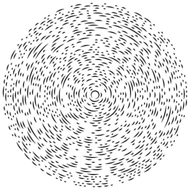 Renkli dairesel, eşmerkezli çemberler. Radyal, yayılan halkalar. Soyut geometrik çember şekli, tasarım elemanı. Girdaplar, girdaplar, girdaplar, girdaplar, girdaplar, girdaplar ve girdaplar.