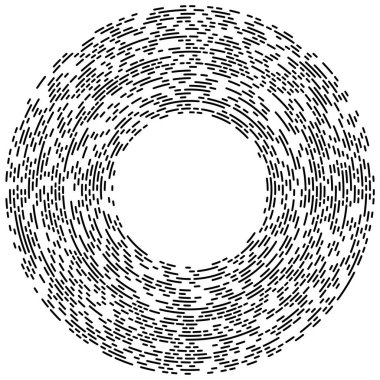 Renkli dairesel, eşmerkezli çemberler. Radyal, yayılan halkalar. Soyut geometrik çember şekli, tasarım elemanı. Girdaplar, girdaplar, girdaplar, girdaplar, girdaplar, girdaplar ve girdaplar.