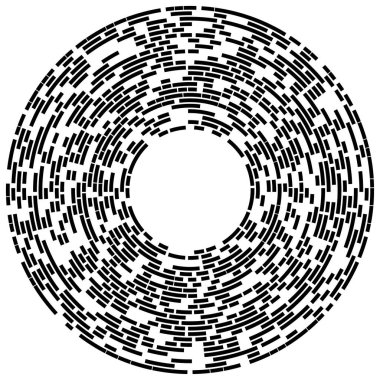 Renkli dairesel, eşmerkezli çemberler. Radyal, yayılan halkalar. Soyut geometrik çember şekli, tasarım elemanı. Girdaplar, girdaplar, girdaplar, girdaplar, girdaplar, girdaplar ve girdaplar.