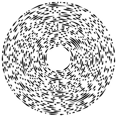 Renkli dairesel, eşmerkezli çemberler. Radyal, yayılan halkalar. Soyut geometrik çember şekli, tasarım elemanı. Girdaplar, girdaplar, girdaplar, girdaplar, girdaplar, girdaplar ve girdaplar.