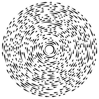 Renkli dairesel, eşmerkezli çemberler. Radyal, yayılan halkalar. Soyut geometrik çember şekli, tasarım elemanı. Girdaplar, girdaplar, girdaplar, girdaplar, girdaplar, girdaplar ve girdaplar.