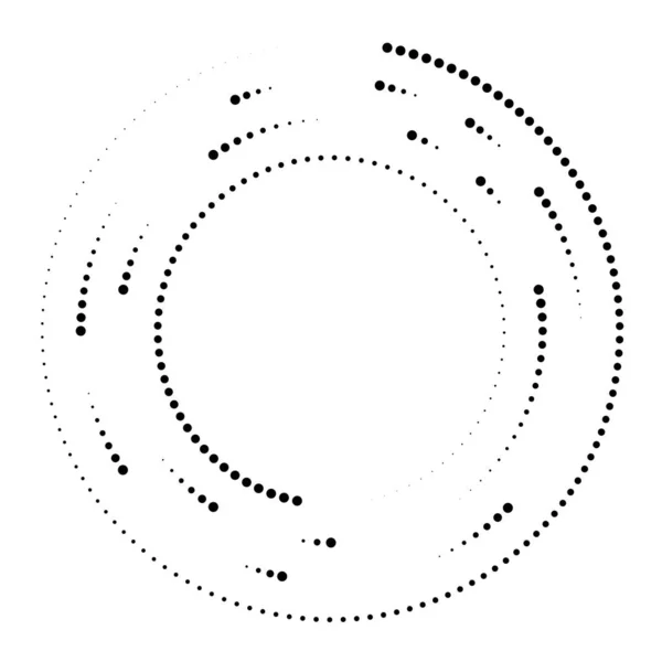 Kruhové Soustředné Kruhy Kruhy Abstraktní Geometrický Kruh Spirála Víření Víření — Stockový vektor