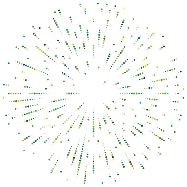 Renkli, renkli rastgele daireler, noktalar, benekler ve çiller konsantre, dairesel ve dairesel elementler. Noktacılık, noktacılık rastgele polikrom yarım ton daireler stok vektör çizimi, klip- sanat grafikleri