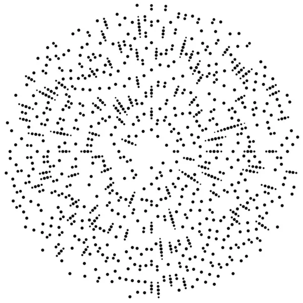 Círculos Aleatorios Coloridos Coloridos Puntos Motas Pecas Elemento Concéntrico Circular — Vector de stock