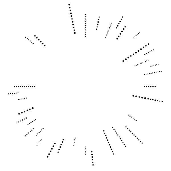 Círculos Aleatórios Coloridos Coloridos Pontos Manchas Sardas Elemento Concêntrico Circular — Vetor de Stock