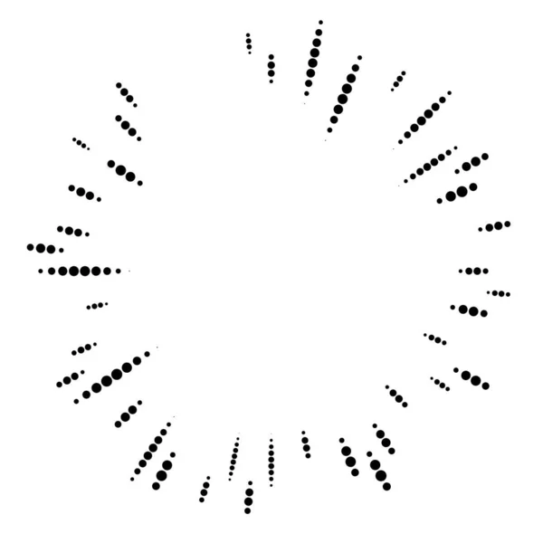 Círculos Aleatorios Coloridos Coloridos Puntos Motas Pecas Elemento Concéntrico Circular — Archivo Imágenes Vectoriales