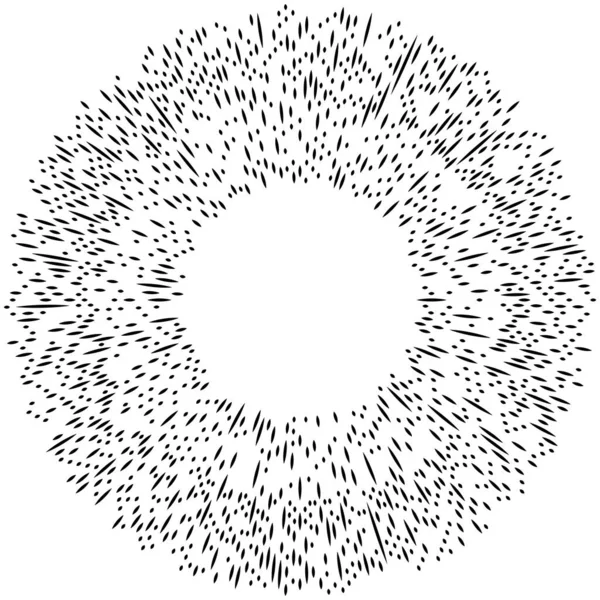 Linee Radiali Radianti Radiazioni Esplosione Scintillio Abbagliamento Effetto Luccichio Esplosione — Vettoriale Stock
