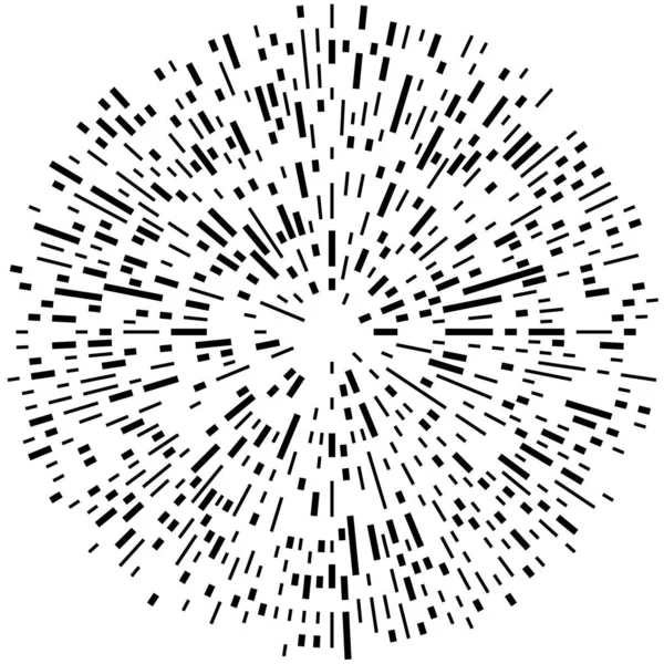 Radikal, yayılan çizgiler. Radyasyon, patlama, parıltı, parıltı ve parıltı efekti. Soyut patlama, aurora, aura etkisi stok vektör çizimi, klip- sanat grafikleri.