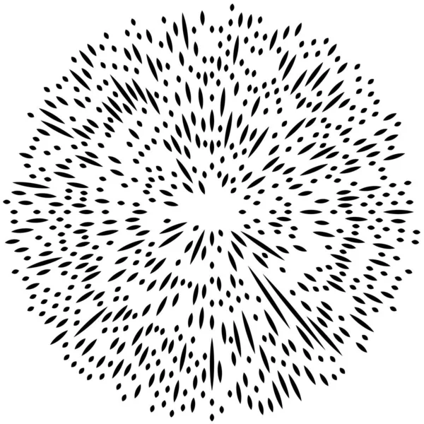 Radikal, yayılan çizgiler. Radyasyon, patlama, parıltı, parıltı ve parıltı efekti. Soyut patlama, aurora, aura etkisi stok vektör çizimi, klip- sanat grafikleri.