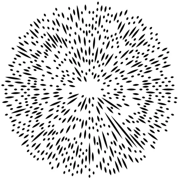 Líneas Radiales Radiales Efecto Radiación Explosión Brillo Deslumbramiento Brillo Explosión — Archivo Imágenes Vectoriales
