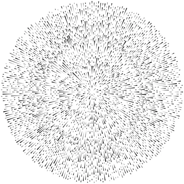 Radikal, yayılan çizgiler. Radyasyon, patlama, parıltı, parıltı ve parıltı efekti. Soyut patlama, aurora, aura etkisi stok vektör çizimi, klip- sanat grafikleri.