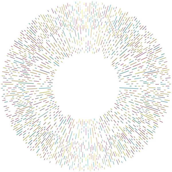 Radikal, yayılan çizgiler. Radyasyon, patlama, parıltı, parıltı ve parıltı efekti. Soyut patlama, aurora, aura etkisi stok vektör çizimi, klip- sanat grafikleri.