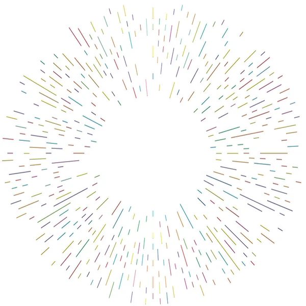 Radikal, yayılan çizgiler. Radyasyon, patlama, parıltı, parıltı ve parıltı efekti. Soyut patlama, aurora, aura etkisi stok vektör çizimi, klip- sanat grafikleri.