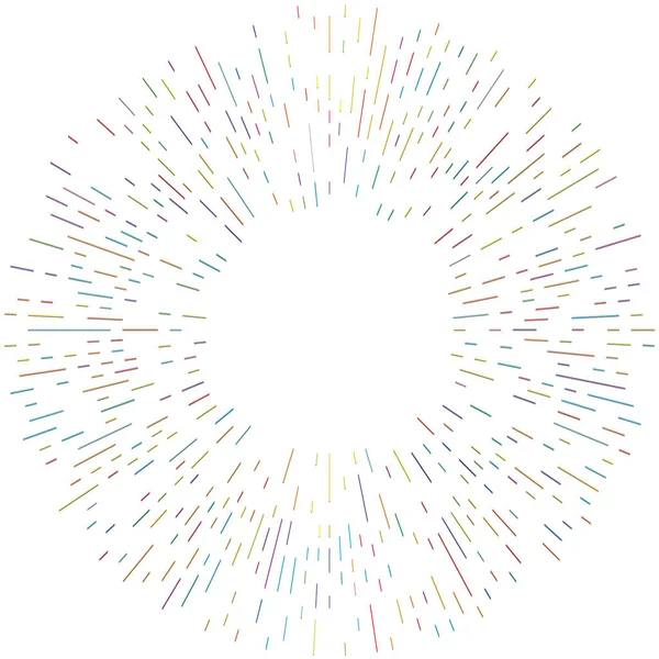 Radikal, yayılan çizgiler. Radyasyon, patlama, parıltı, parıltı ve parıltı efekti. Soyut patlama, aurora, aura etkisi stok vektör çizimi, klip- sanat grafikleri.
