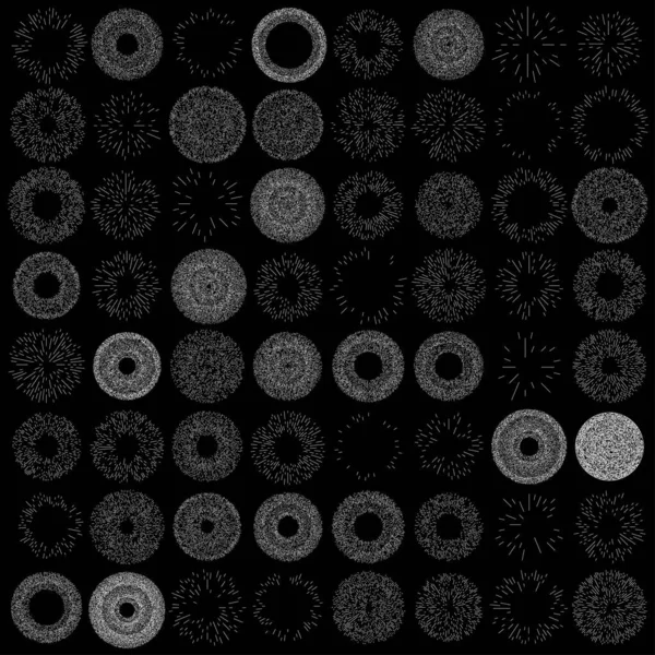 Radikal, yayılan çizgiler. Radyasyon, patlama, parıltı, parıltı ve parıltı efekti. Soyut patlama, aurora, aura etkisi stok vektör çizimi, klip- sanat grafikleri.