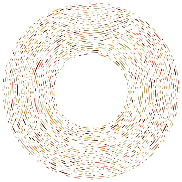 Renkli dairesel, eşmerkezli çemberler. Radyal, yayılan halkalar. Soyut geometrik çember şekli, tasarım elemanı. Girdaplar, girdaplar, girdaplar, girdaplar, girdaplar, girdaplar ve girdaplar.
