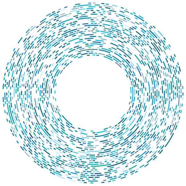 Renkli dairesel, eşmerkezli çemberler. Radyal, yayılan halkalar. Soyut geometrik çember şekli, tasarım elemanı. Girdaplar, girdaplar, girdaplar, girdaplar, girdaplar, girdaplar ve girdaplar.