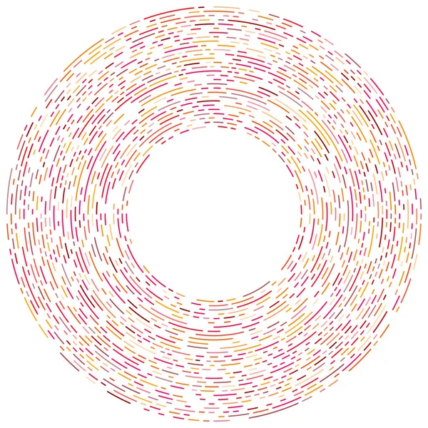 Renkli dairesel, eşmerkezli çemberler. Radyal, yayılan halkalar. Soyut geometrik çember şekli, tasarım elemanı. Girdaplar, girdaplar, girdaplar, girdaplar, girdaplar, girdaplar ve girdaplar.
