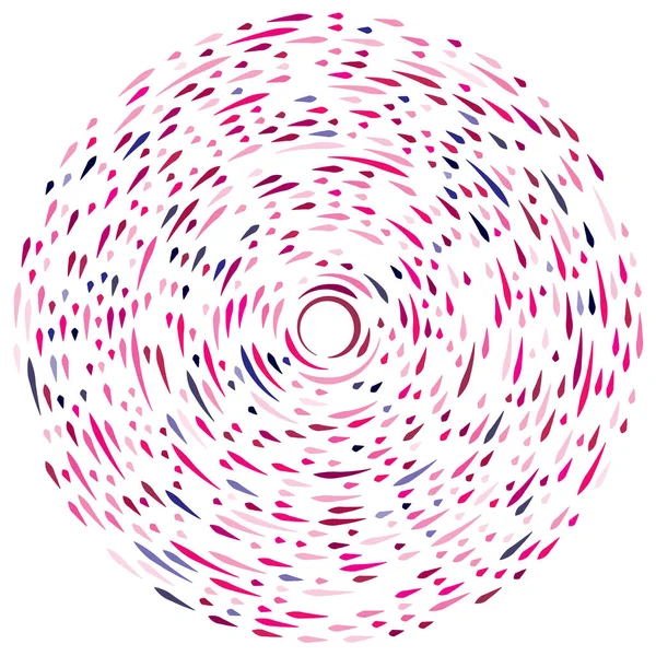 Renkli dairesel, eşmerkezli çemberler. Radyal, yayılan halkalar. Soyut geometrik çember şekli, tasarım elemanı. Girdaplar, girdaplar, girdaplar, girdaplar, girdaplar, girdaplar ve girdaplar.