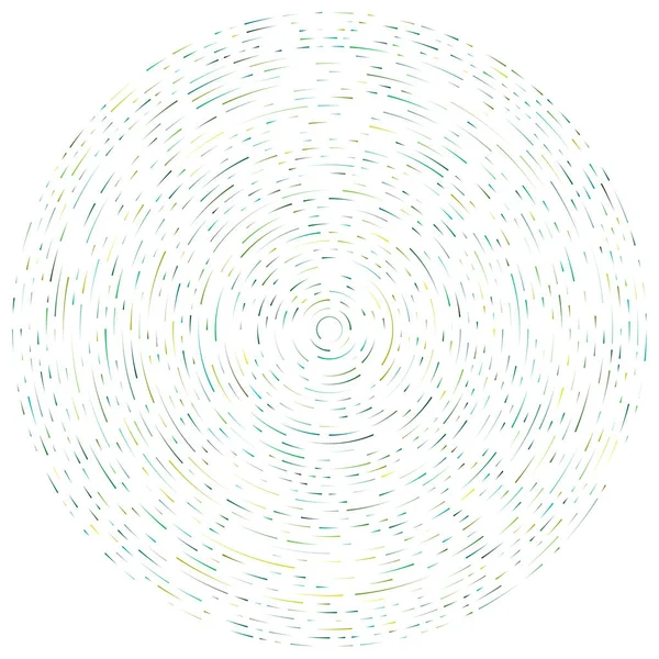 동심원 동심원 레이디얼 라디에이터 기하학적 요소를 추상화하 Swirl Twirl 스파이럴 — 스톡 벡터
