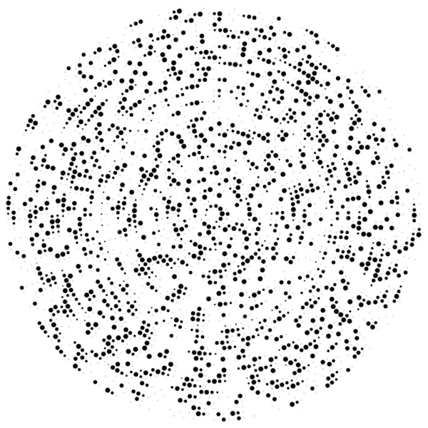 Círculos Aleatórios Coloridos Coloridos Pontos Manchas Sardas Elemento Concêntrico Circular — Vetor de Stock