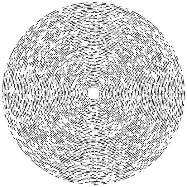 Círculos Aleatorios Coloridos Coloridos Puntos Motas Pecas Elemento Concéntrico Circular — Vector de stock