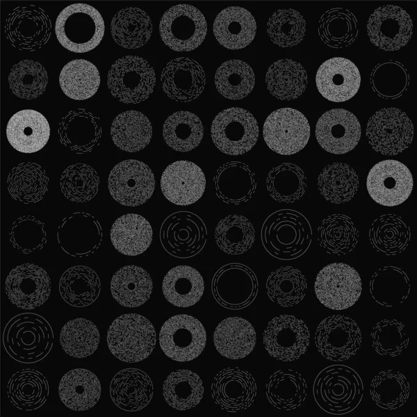 Renkli dairesel, eşmerkezli çemberler. Radyal, yayılan halkalar. Soyut geometrik çember şekli, tasarım elemanı. Girdaplar, girdaplar, girdaplar, girdaplar, girdaplar, girdaplar ve girdaplar.