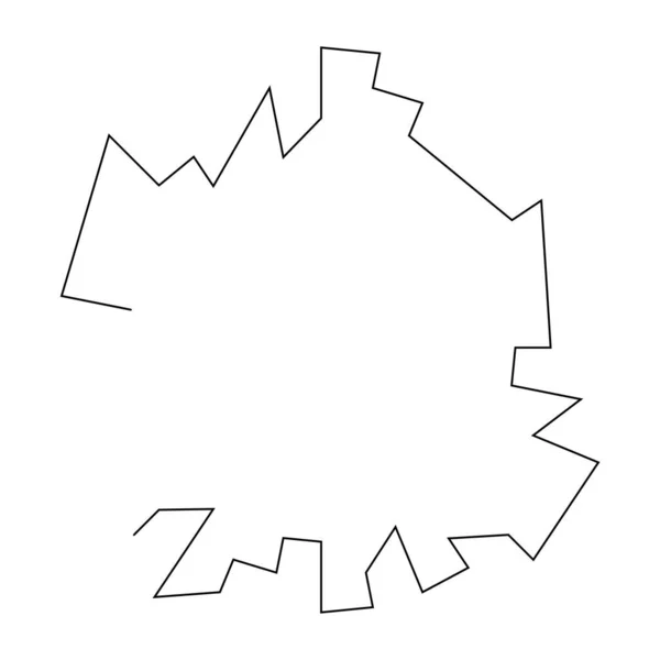 Геометричний Випадковий Круговий Елемент Абстрактна Кутова Форма Кола Стокова Векторна — стоковий вектор