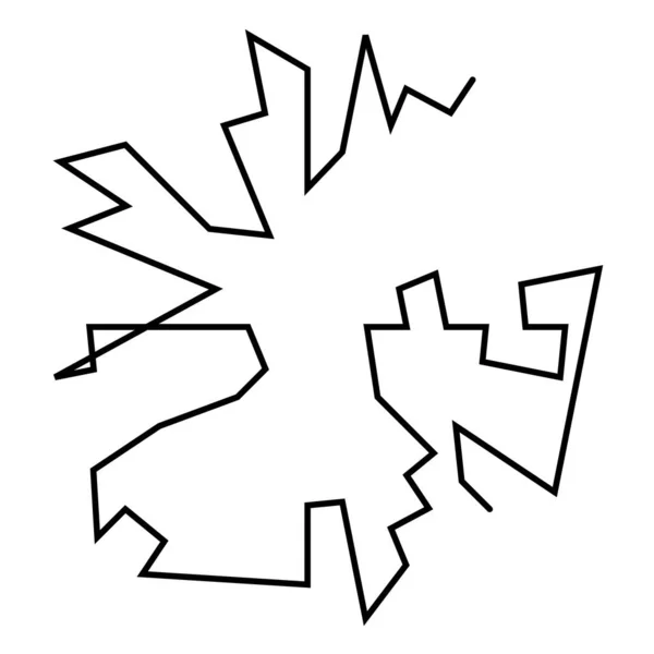 Γεωμετρικό Τυχαίο Κυκλικό Στοιχείο Αφηρημένο Γωνιακό Σχήμα Κύκλου Εικονογράφηση Διάνυσμα — Διανυσματικό Αρχείο
