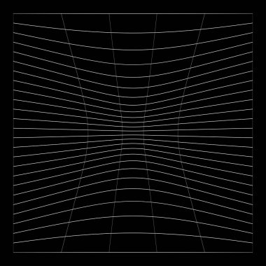 Şebeke, ağ, ızgara, kafes, bozulma ve deformasyon etkisiyle kablo. Büküm, büküm bozma ızgarası - stok vektör çizimi, klip- sanat grafikleri