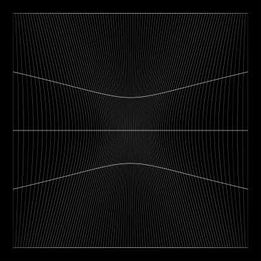 Şebeke, ağ, ızgara, kafes, bozulma ve deformasyon etkisiyle kablo. Büküm, büküm bozma ızgarası - stok vektör çizimi, klip- sanat grafikleri