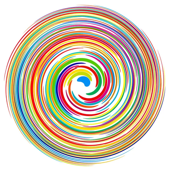 Twist Swirl Sworl Kreisförmiges Gestaltungselement Stock Vector Illustration Clip Art — Stockvektor