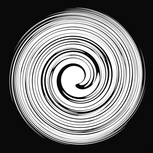 Twist Virvel Sworl Cirkulär Spiral Designelement Stock Vektor Illustration Clip — Stock vektor