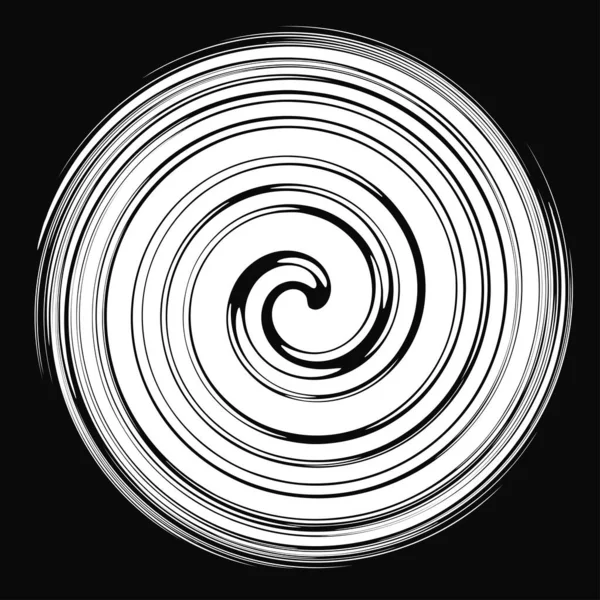 Twist Wirl Sworl Circle Spiral Design Element Stock Vector Illustration — 스톡 벡터