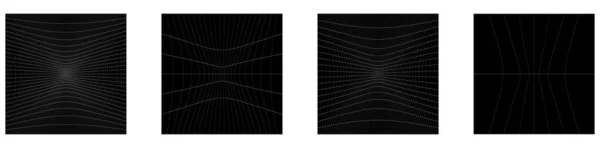 采购产品网格 线框扭曲 变形效果 微调扭曲网格 种群矢量图解 剪贴画 — 图库矢量图片