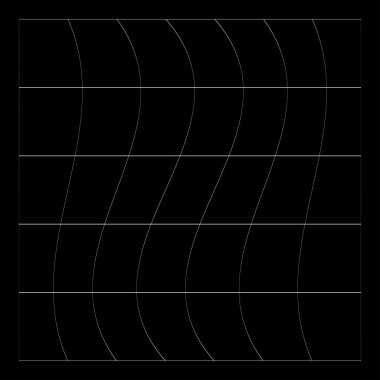 Şebeke, ağ, ızgara, kafes, bozulma ve deformasyon etkisiyle kablo. Büküm, büküm bozma ızgarası - stok vektör çizimi, klip- sanat grafikleri