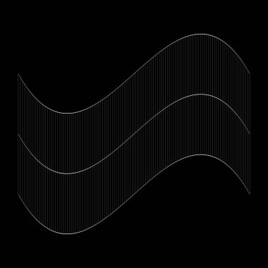 Şebeke, ağ, ızgara, kafes, bozulma ve deformasyon etkisiyle kablo. Büküm, büküm bozma ızgarası - stok vektör çizimi, klip- sanat grafikleri