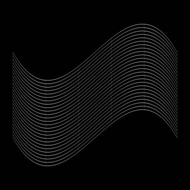 Şebeke, ağ, ızgara, kafes, bozulma ve deformasyon etkisiyle kablo. Büküm, büküm bozma ızgarası - stok vektör çizimi, klip- sanat grafikleri