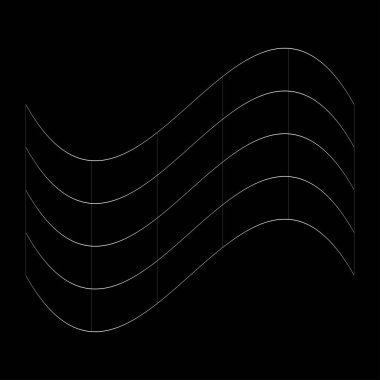 Şebeke, ağ, ızgara, kafes, bozulma ve deformasyon etkisiyle kablo. Büküm, büküm bozma ızgarası - stok vektör çizimi, klip- sanat grafikleri