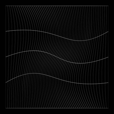 Şebeke, ağ, ızgara, kafes, bozulma ve deformasyon etkisiyle kablo. Büküm, büküm bozma ızgarası - stok vektör çizimi, klip- sanat grafikleri